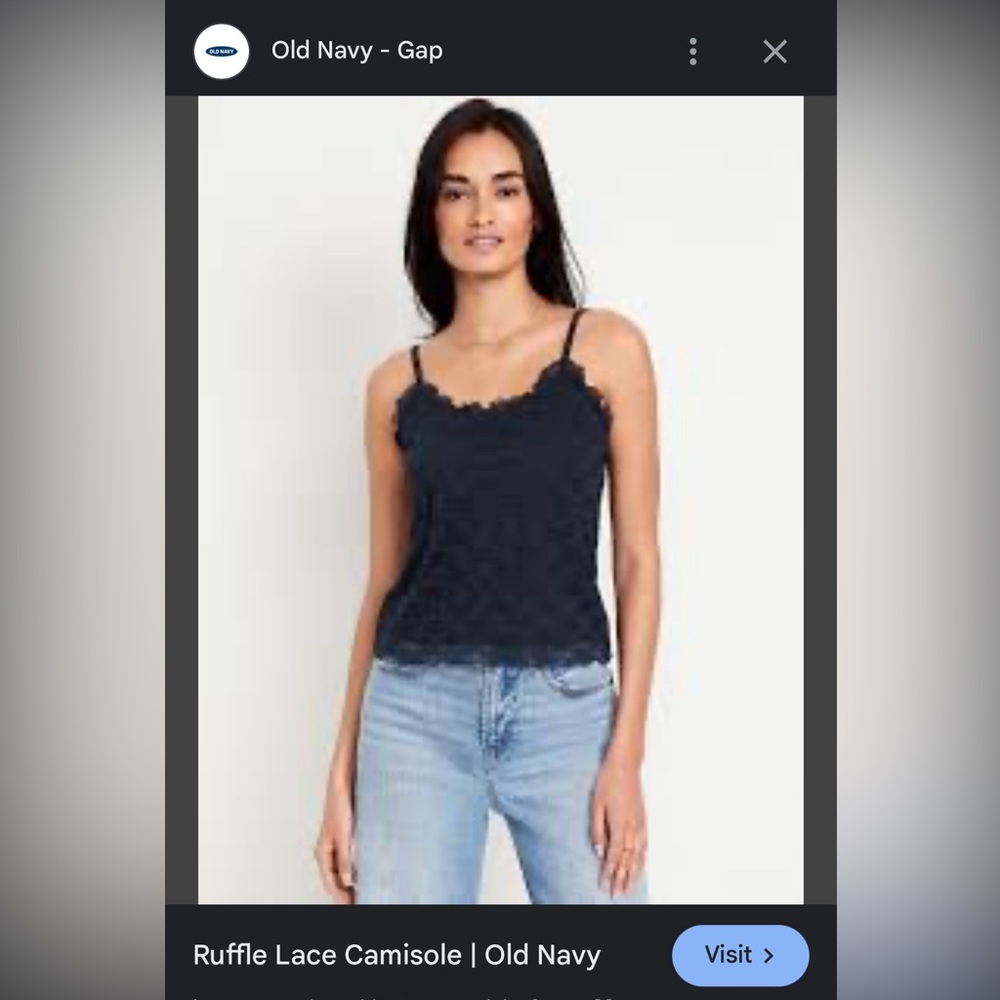 Old Navy Ruffle Lace Camisole